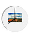 CO Beautiful View Text 10 InchRound Wall Clock-Wall Clock-TooLoud-White-Davson Sales