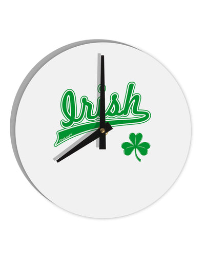 Irish Jersey 10 InchRound Wall Clock-Wall Clock-TooLoud-White-Davson Sales