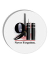 911 Never Forgotten 10 InchRound Wall Clock-Wall Clock-TooLoud-White-Davson Sales