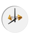 Sarcastic Fortune Cookie 10 InchRound Wall Clock-Wall Clock-TooLoud-White-Davson Sales