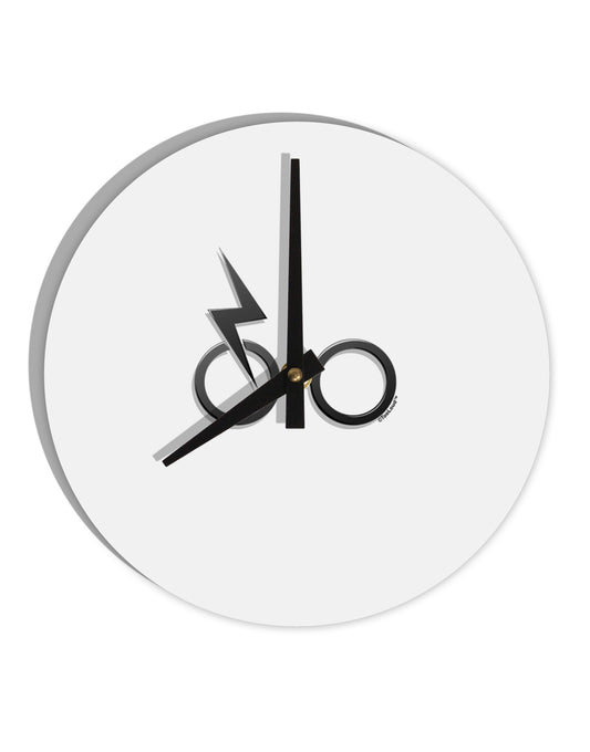 Magic Glasses 10 InchRound Wall Clock by TooLoud-Wall Clock-TooLoud-White-Davson Sales