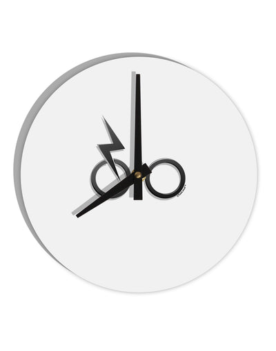 Magic Glasses 10 InchRound Wall Clock by TooLoud-Wall Clock-TooLoud-White-Davson Sales