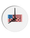 One Nation Under God 10 InchRound Wall Clock-Wall Clock-TooLoud-White-Davson Sales