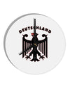 Bundeswehr Logo Deutschland 10 InchRound Wall Clock-Wall Clock-TooLoud-White-Davson Sales