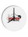 I'm A Hooker 10 InchRound Wall Clock-Wall Clock-TooLoud-White-Davson Sales