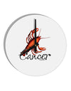 Cancer Color Illustration 10 InchRound Wall Clock-Wall Clock-TooLoud-White-Davson Sales