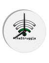 The Struggle - Low Wifi 10 InchRound Wall Clock-Wall Clock-TooLoud-White-Davson Sales