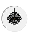 Worlds Greatest Dad Bod 10 InchRound Wall Clock by TooLoud-Wall Clock-TooLoud-White-Davson Sales