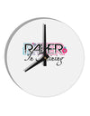 Matching Raver - In Training 10 InchRound Wall Clock-Wall Clock-TooLoud-White-Davson Sales