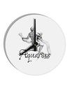 Aquarius Illustration 10 InchRound Wall Clock-Wall Clock-TooLoud-White-Davson Sales