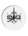 Single 10 InchRound Wall Clock by TooLoud-Wall Clock-TooLoud-White-Davson Sales