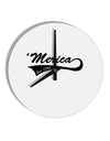 Merica Established 1776 10 InchRound Wall Clock by TooLoud-Wall Clock-TooLoud-White-Davson Sales