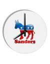 Sanders Bubble Symbol 10 InchRound Wall Clock-Wall Clock-TooLoud-White-Davson Sales