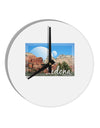 Abstract Sedona 10 InchRound Wall Clock-Wall Clock-TooLoud-White-Davson Sales