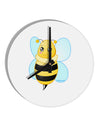 Cute Bee 10 InchRound Wall Clock-Wall Clock-TooLoud-White-Davson Sales