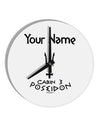 Personalized Cabin 3 Poseidon 10 InchRound Wall Clock-Wall Clock-TooLoud-White-Davson Sales