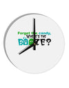 Where's The Booze 10 InchRound Wall Clock-Wall Clock-TooLoud-White-Davson Sales