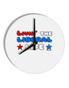 The Liberal Life 10 InchRound Wall Clock-Wall Clock-TooLoud-White-Davson Sales