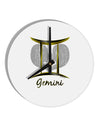 Gemini Symbol 10 InchRound Wall Clock-Wall Clock-TooLoud-White-Davson Sales