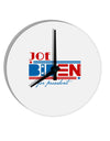 TooLoud Joe Biden for President 10 Inch Round Wall Clock-Wall Clock-TooLoud-Davson Sales