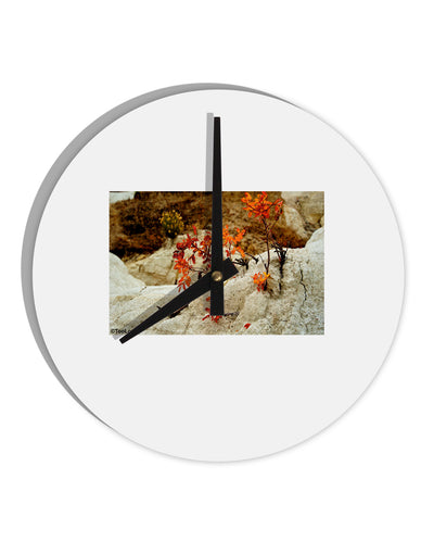 CO Painted Mines 10 InchRound Wall Clock-Wall Clock-TooLoud-White-Davson Sales