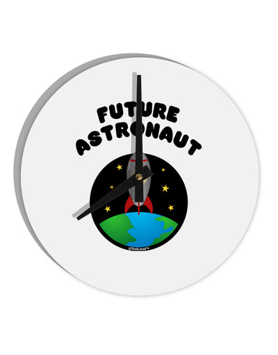 Future Astronaut Color 10 InchRound Wall Clock-Wall Clock-TooLoud-White-Davson Sales