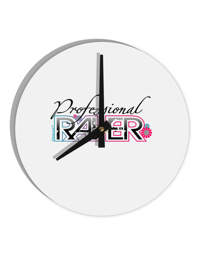 Matching Raver - Professional 10 InchRound Wall Clock-Wall Clock-TooLoud-White-Davson Sales