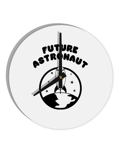 Future Astronaut 10 InchRound Wall Clock-Wall Clock-TooLoud-White-Davson Sales