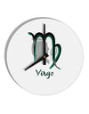 Virgo Symbol 10 InchRound Wall Clock-Wall Clock-TooLoud-White-Davson Sales