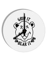 TooLoud Grin and bear it 10 Inch Round Wall Clock-Wall Clock-TooLoud-Davson Sales