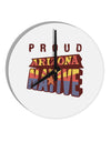 Proud Arizona Native 10 InchRound Wall Clock-Wall Clock-TooLoud-White-Davson Sales