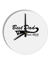 Best Dad Since 2015 10 InchRound Wall Clock by TooLoud-Wall Clock-TooLoud-White-Davson Sales