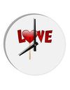 Love Lollipop 10 InchRound Wall Clock-Wall Clock-TooLoud-White-Davson Sales