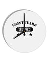 Retired Coast Guard 10 InchRound Wall Clock by TooLoud-Wall Clock-TooLoud-White-Davson Sales