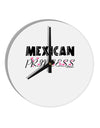 Mexican Princess - Cinco de Mayo 10 InchRound Wall Clock by TooLoud-Wall Clock-TooLoud-White-Davson Sales