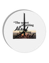 Getting Ahead Mark Twain 10 InchRound Wall Clock-Wall Clock-TooLoud-White-Davson Sales