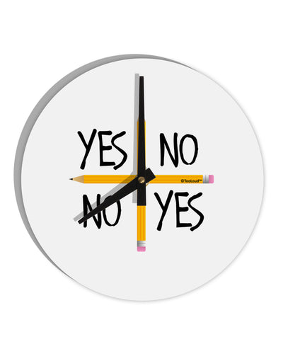 Charlie Charlie Challenge 10 InchRound Wall Clock-Wall Clock-TooLoud-White-Davson Sales