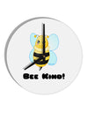 Bee Kind 10 InchRound Wall Clock-Wall Clock-TooLoud-White-Davson Sales