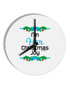 Her Christmas Joy Matching His & Hers 10 InchRound Wall Clock-Wall Clock-TooLoud-White-Davson Sales