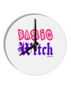 Basic Witch Color 10 InchRound Wall Clock-Wall Clock-TooLoud-White-Davson Sales