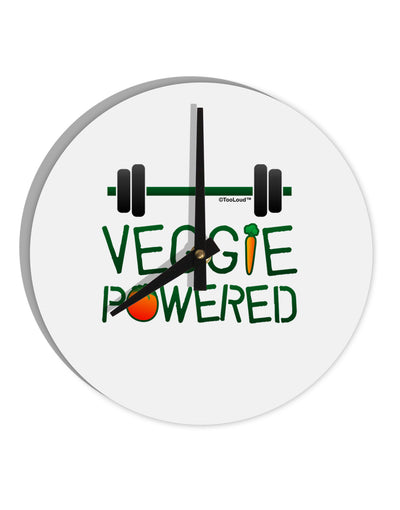 TooLoud Veggie Powered 10 InchRound Wall Clock-Wall Clock-TooLoud-White-Davson Sales