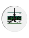 In Data We Trust 10 InchRound Wall Clock-Wall Clock-TooLoud-White-Davson Sales