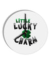 Little Lucky Charm 10 InchRound Wall Clock-Wall Clock-TooLoud-White-Davson Sales
