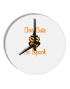 Owl Too Cute Orange 10 InchRound Wall Clock-Wall Clock-TooLoud-White-Davson Sales