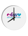 EDM Heart 10 InchRound Wall Clock-Wall Clock-TooLoud-White-Davson Sales