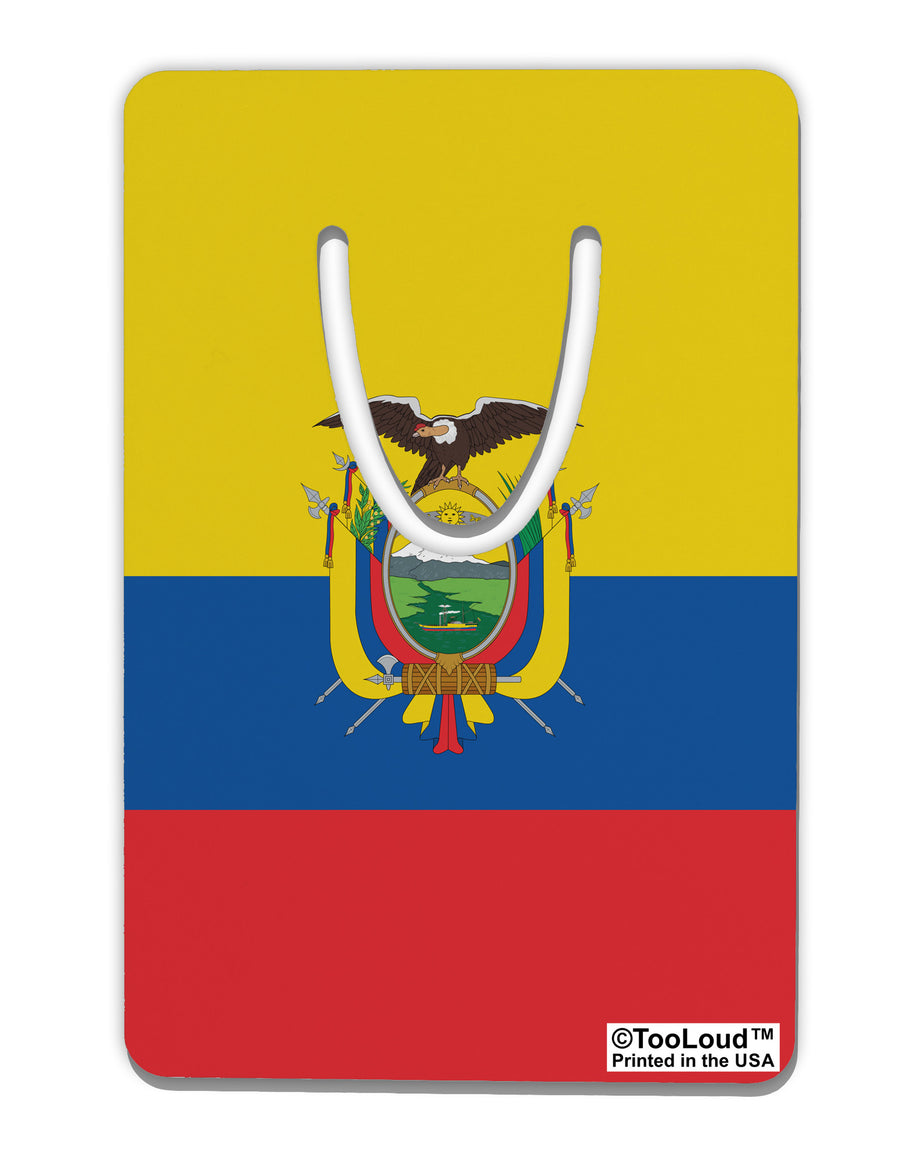 Ecuador Flag AOP Aluminum Paper Clip Bookmark All Over Print-Bookmark-TooLoud-White-Davson Sales