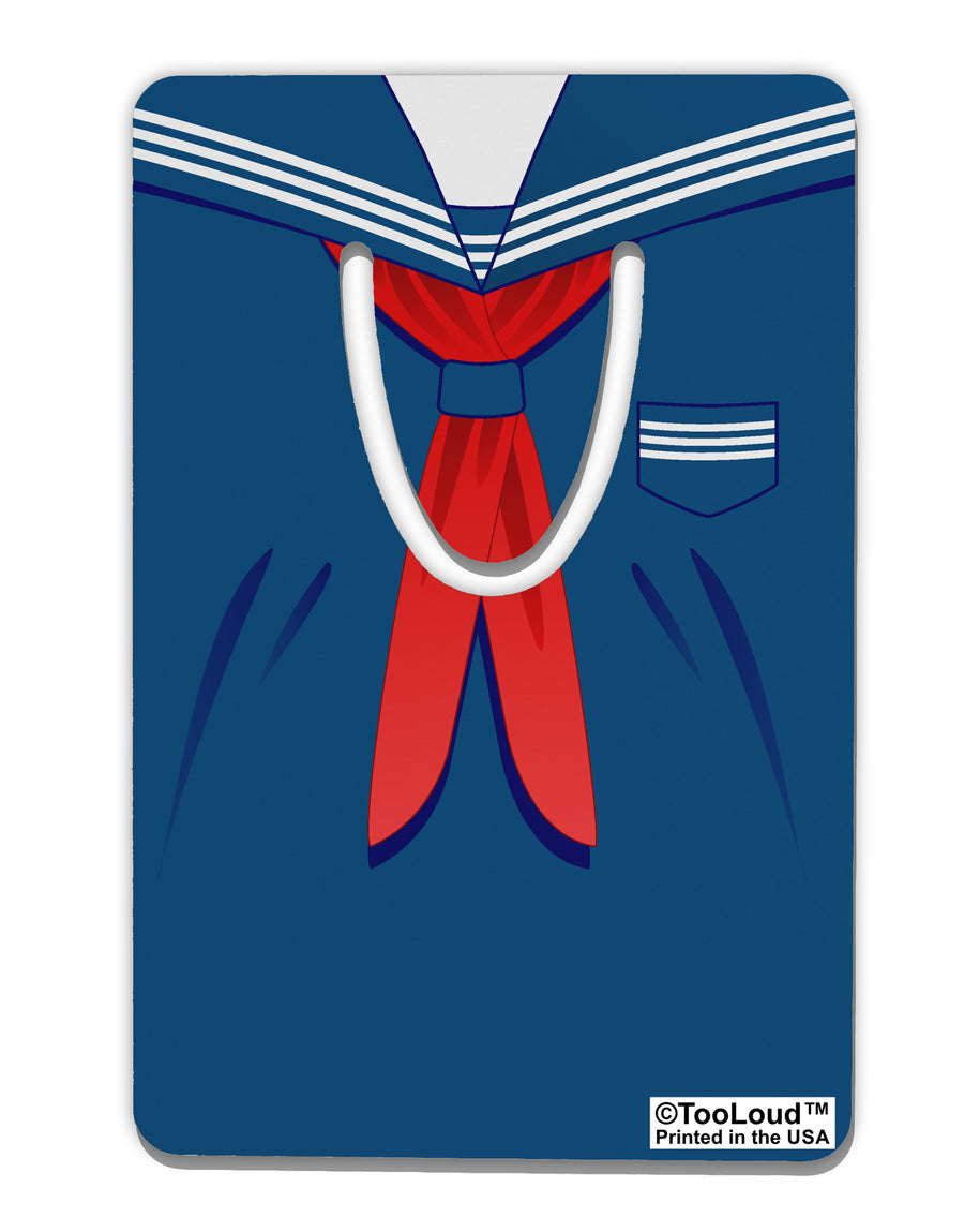 School Uniform Costume - Blue Aluminum Paper Clip Bookmark All Over Print-Bookmark-TooLoud-White-Davson Sales