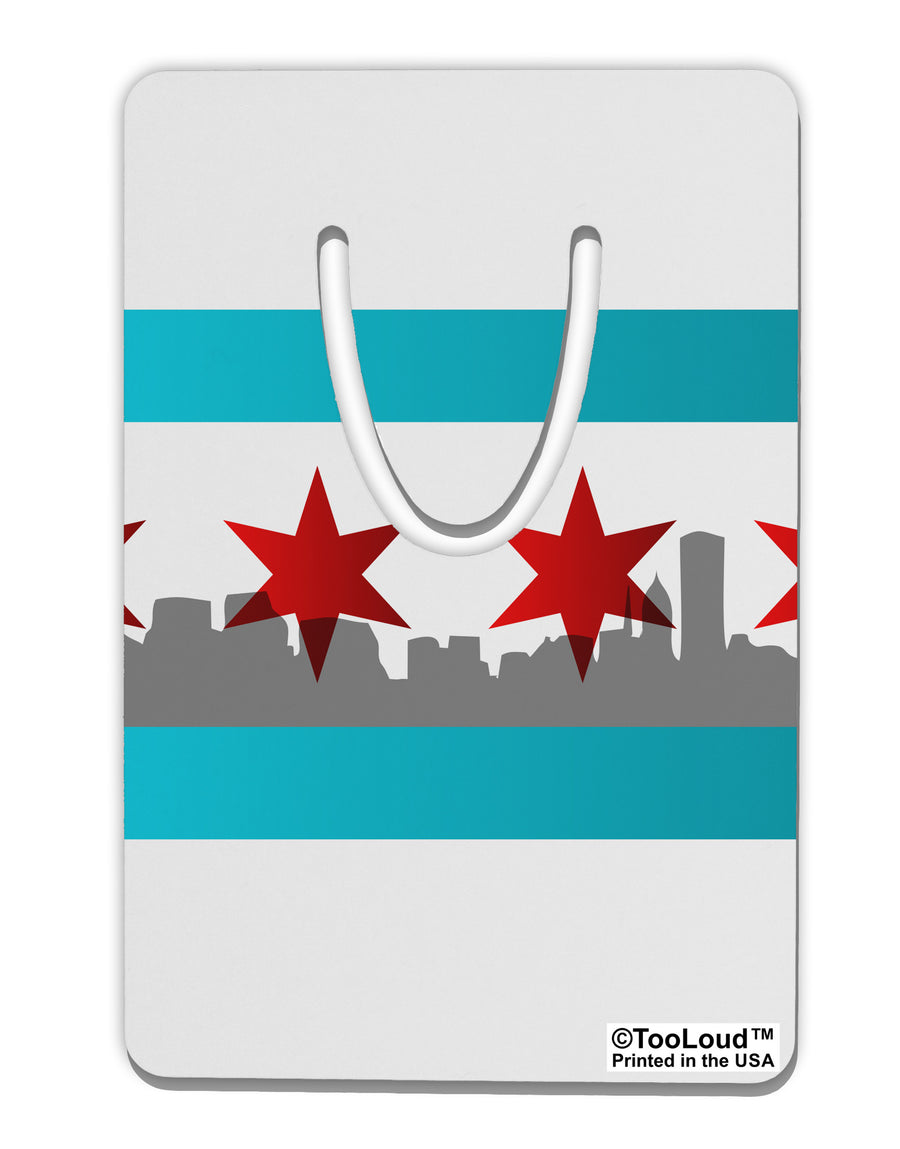 Chicago Flag Skyline AOP Aluminum Paper Clip Bookmark All Over Print-Bookmark-TooLoud-White-Davson Sales