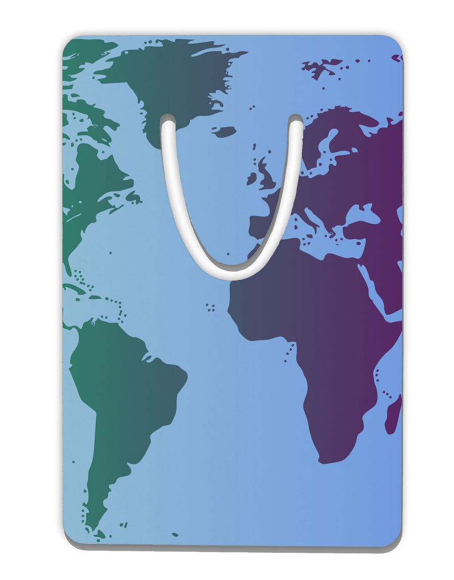 Cool World Map Design Aluminum Paper Clip Bookmark All Over Print-Bookmark-TooLoud-White-Davson Sales