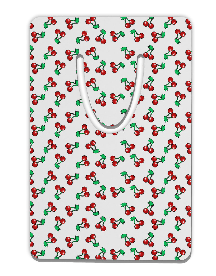 Cherries Everywhere Aluminum Paper Clip Bookmark by TooLoud-Bookmark-TooLoud-White-Davson Sales